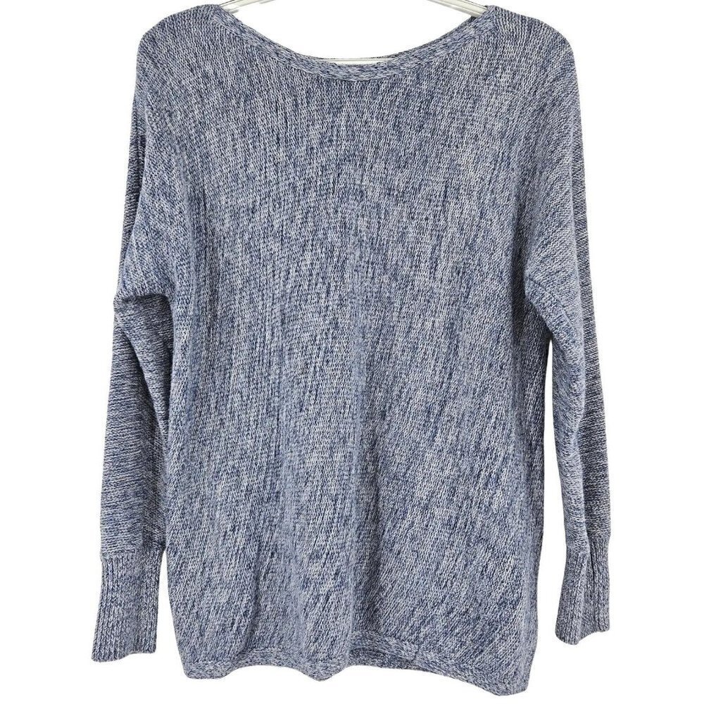 Margaret O’Leary Blue Heather Sweater Women’s Size S/M Knit Relaxed Lounge Wear